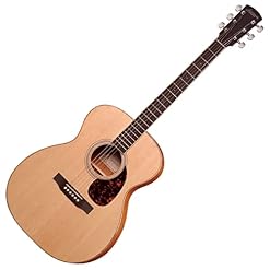 Larrivee Om-40 Legacy Series Guitare acoustique en acajou Naturel - Les Beatles, Paul McCartney, John Lennon, RIngo Starr, George Harrison