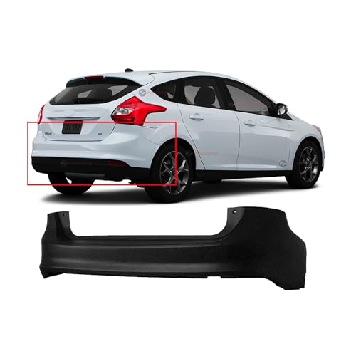 Image of Compatible with Ford Focus 2012-2014 Rear Bumper Cover | Hatchback, Hatchback Only, OEM BM5Z17K835CBPTM, FO1100676