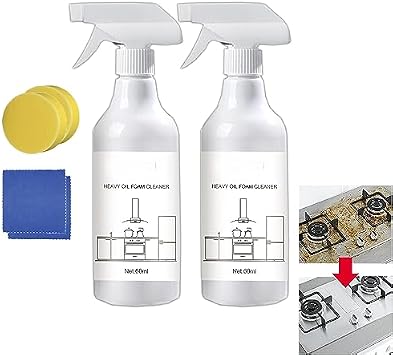 ADEK جديد رغوة رذاذ، متعدد الأغراض المطبخ الأنظف، NewSpray أقراص & زجاجة رذاذ، رغوة النفط الثقيل الأنظف رذاذ، مطبخ إزالة الشحوم الصدأ فقاعة الأنظف، المطبخ الشحوم الأنظف 2 قطع