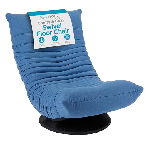 BirdRock Swivel Chair Blue