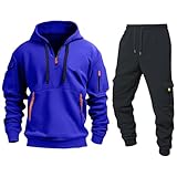 Genérico Chandal de Marca, Conjunto Hombre Vestir, Chollos Regalo Entrenamiento Hombre, Felpa s Deportiva Drip Mayor Boxeo Pantalon Chandal, M
