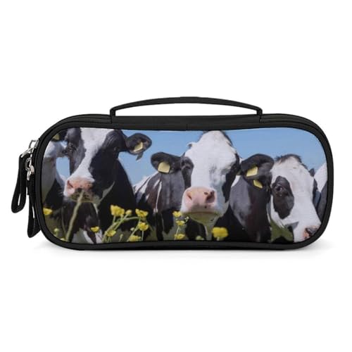 Bolsa multiusos con asa de vacas: dile adiós al caos de cosméticos en tus viajes