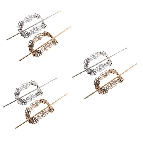 Barrettes à cheveux FRCOLOR pour fixer les chignons rebelles sans douleur