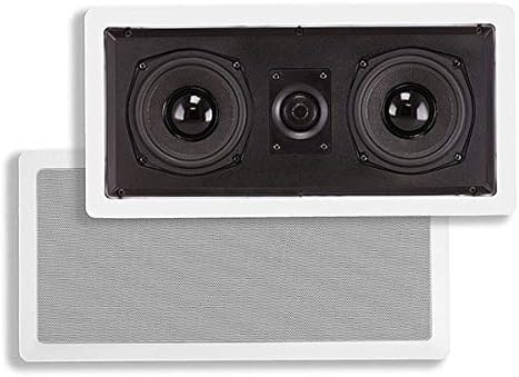 Monoprice Aramid Fiber In-Wall Center Channel Speaker - Dual 5.25 Inch (Single) With Titanium Tweeters - Caliber Series