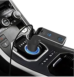 جهاز ارسال اف ام بلوتوث لاسلكي عالمي للسيارة مع مشغل موسيقى ستيريو ومكالمات بدون استخدام اليدين وشاحن سيارة يو اس بي لجميع الهواتف - اسود G7 - من رنا ستور