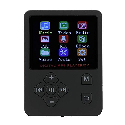 YOUTHINK mp3プレーヤー 音楽プレーヤー デジタルオーディオプレーヤー USB 2.0 最大32GBまで 最大6時間連続再生 小型FMラジオ レコーディング ビデオ 電子ブック機能