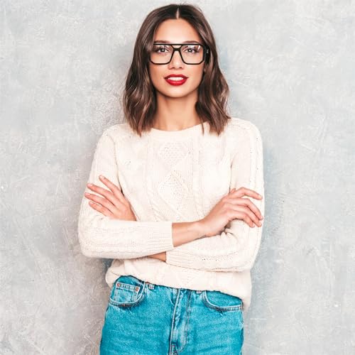 Image of FEISEDY Blue Light Blocking Glasses, Aviator Frame Computer Reading /Gaming /TV /Phones Glasses for Women Men B0165