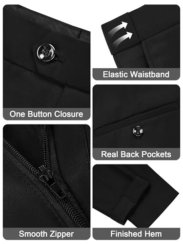 MAGE MALE Men's Slim Fit 3 Piece Suit Solid Shawl Lapel Blazer Jacket Vest Pants Set for Dinner Party Formal Wedding Prom4