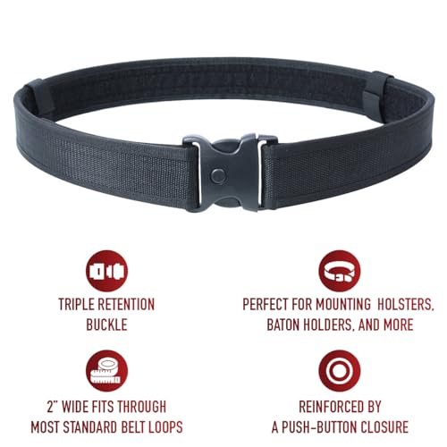 Rothco Deluxe Triple Retention Duty Belt: Durable Tactical Uniform Belt for On-Duty Gear2