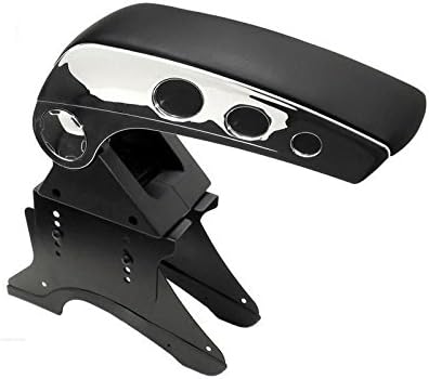 Chrome Look Quality Car Van Auto Universal Armrest Arm Rest Centre Console With Storage Compartment New Boxed