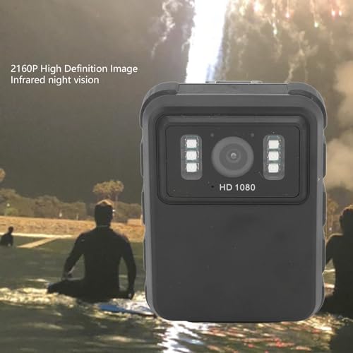 Dpofirs Waterproof Body Camera with Audio and Video Recording, Wearable Camera Sports Action Cameras for Sports Hiking, Body Worn Cameras with Clip, 128GB Expandable, 1/4, Loop Recording - Image 6