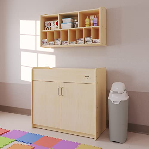 Foundations Safetycraft Daycare Changing Table, Natural #TOP5