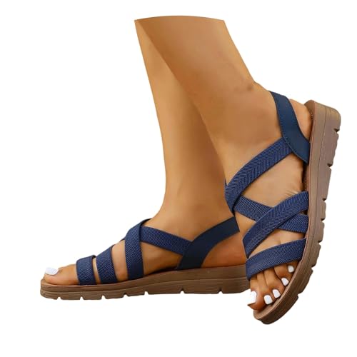 Chaussure orthopédique d'été à semelle compensée pour soulager vos pieds