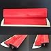 Drywall Skimming Blade, 16-Inch Stainless Steel Skim Coating Tool with Ergonomic Comfort Grip, Drywall Skimming Blade Tool for Knockdown Texture and Wall Repair(Red,SIZE:40cm)