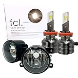 fcl.(エフシーエル) フォグランプ ユニット タイプC 電球色 暖色 ハロゲン色 H8 H11 H16 クリアレンズ 後付け 車検対応 純正 交換