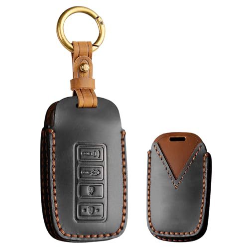 Housse de clé Lexus en cuir véritable pour boîtier ES GS NX LS RX RC 350 200t