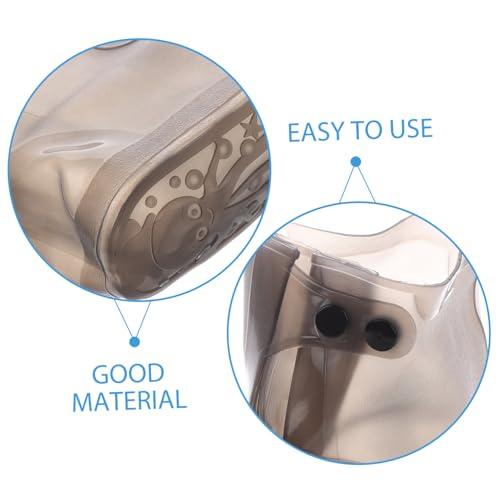 Par de cubre zapatos reutilizables para lluvia para hombres y mujeres, fáciles de usar para actividades al aire libre y clima húmedo miniatura 6