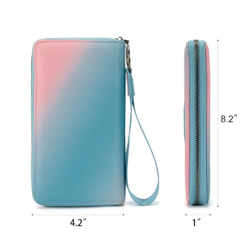 Image of Wrangler Wallet Women RFID Blocking, Gradient Wristlet Wallet for Daily Use