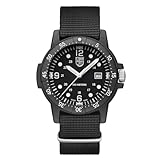 Luminox - Sea Bass X3.BZ01.1 - Mens Dive Watch - Watches for Men - 44mm - Swiss Quartz - 100M Water Resistant - Mineral Crystal - CARBONOX Case - Always Visible - Swiss Made