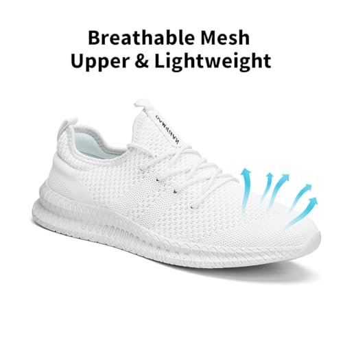 Image of Men's Shoes Running Walking Sneakers Casual Tennis Slip on Shoes Lightweight Breathable Fashion Comfortable Workout Athletic for Gym Sport Shoe