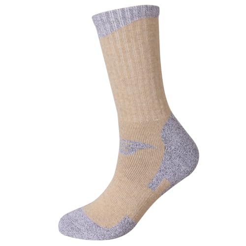 Image of EnerWear 4 /6 Pack Unisex Merino Wool Outdoor Hiking Trail Crew Sock