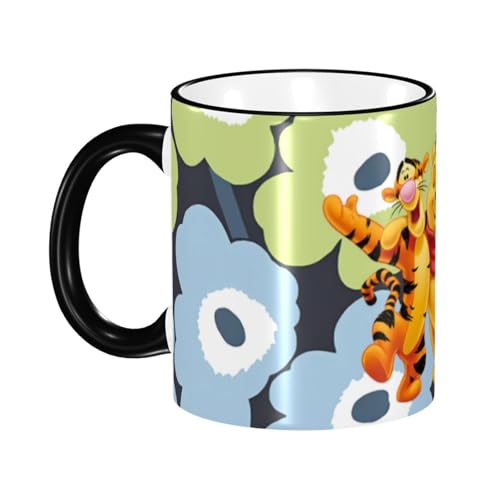 Asamike �}�O�J�b�v �R�[�q�[�}�O 330ml �l�C ���܂̃v�[���� �e�B�K�[ �}�O �R�[�q�[�J�b�v ���� �Z���~�b�N mug �J�b�v ��e�� �ϔM �ϗ� �d�q�����W�Ή� �R�b�v �a���� ��̓� ���̓� �F�l �v���[���g MGZ0062 ��