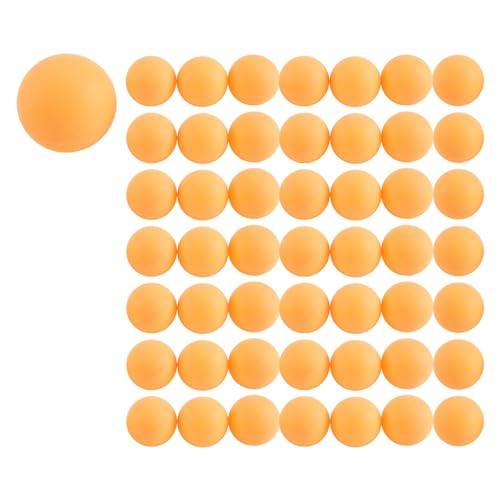Dropfree Paquet de 50 Balles de -Pong de Qualité SupéRieure Balle de Table de Formation AvancéE Balles LéGèRes Durables sans Couture Orange