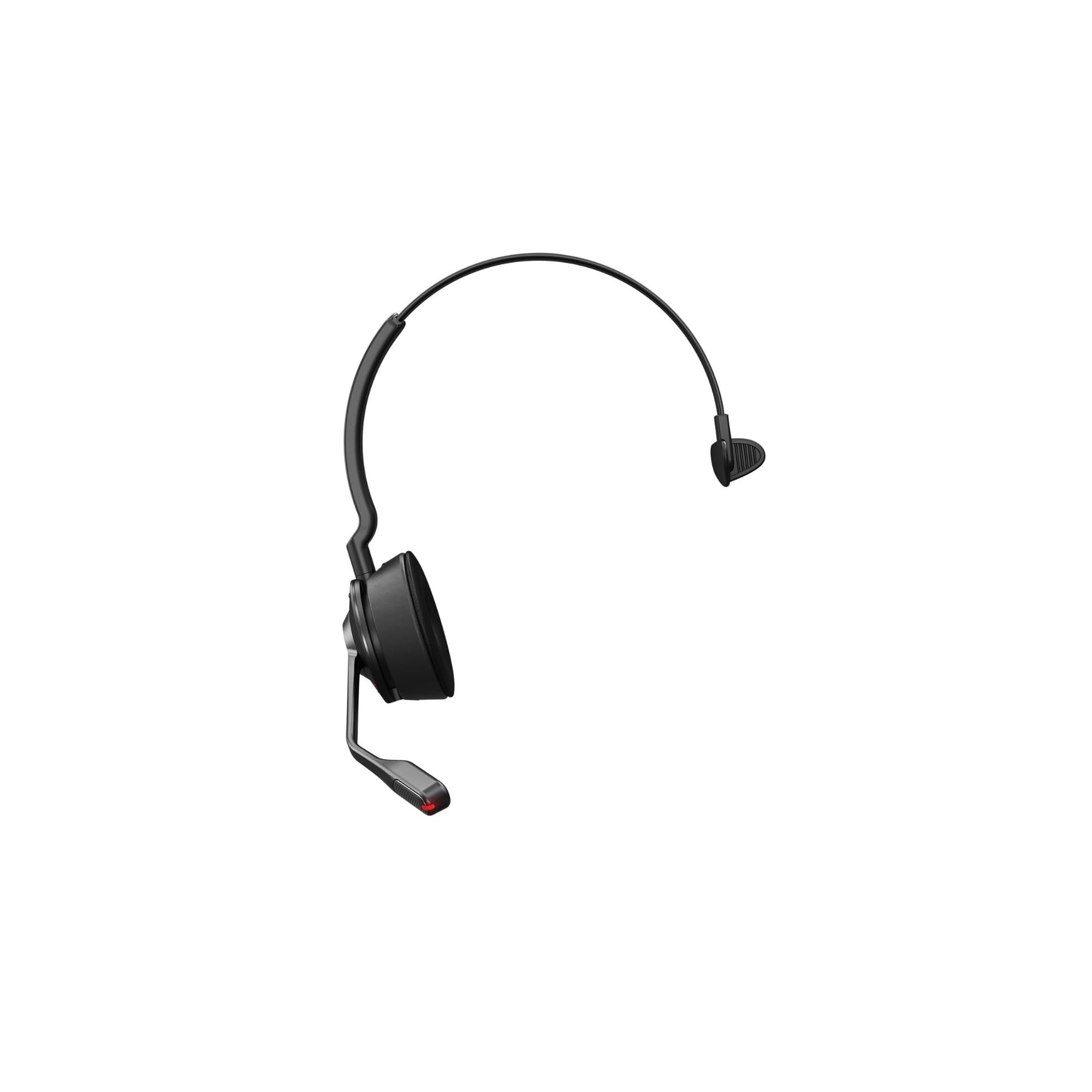 Jabra Engage 55 SE Mono headset MS, adattatore DECT Link 400a USB-A, cavo USB-C a USB-A da 1,2 m, custodia per il trasporto, garanzia e avvertenza (opuscoli di sicurezza)