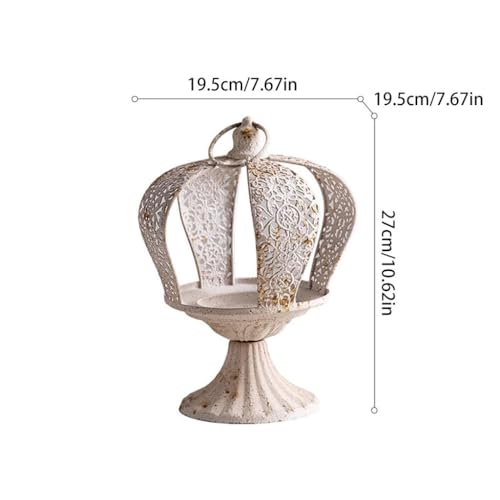 Bougeoir chandelier en fer forgé créatif pour décoration de table ancienne
