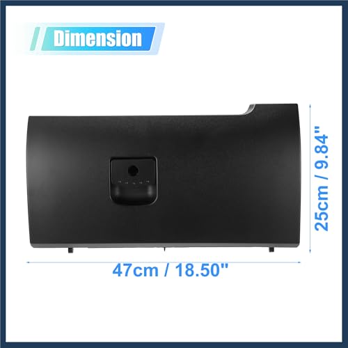 INFINAUTO Dash Glove Box Door Lid Cover for Volkswagen Beetle 2006-2010 Glove Compartment Lid No.1C1880247R Black Stylish Design by INFINAUTO - Image 5