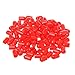 Produktbild Wuyee 100Pcs Red Schutzhülle Gummiabdeckungen Staubkappe für SMA-Anschluss