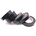 Price comparison product image Maveek Electrical Tape 0.6 Inch 15M Black Electrical Insulation Tape, 50 Feet, 6 Pack