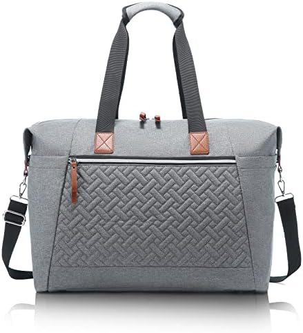 Weekender Bags for Women Sucipi Womens Overnight Bag Weekend Travel Duffel Tote with Shoe Bag, Perfect for Airplane/Travel/Hospital/Daily Use/Christmas Gift(Light gray) 1 Weekender Bags for Women Sucipi Womens Overnight Bag Weekend Travel Duffel Tote with Shoe Bag, Perfect for Airplane/Travel/Hospital/Daily Use/Christmas Gift(Light gray)
