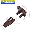 Kenlin Drawer Repair Parts Kit - 7 Sets Of Plastic Guides, Stops & Slides For Dressers