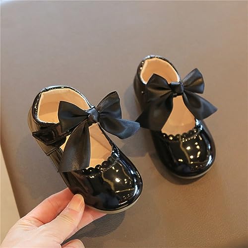 Girls Gymnastic Summer And Autumn Girls Boots Cute Flat Solid Color Round Head Ribbon Bow Toddler Girls Sandals4