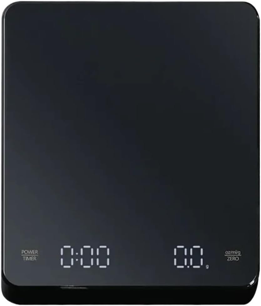 1PC LED Screen Digital Kitchen Scale with Timer Espresso Coffee 3KG Max 0.1g Precision Measurement in Oz/g/ml