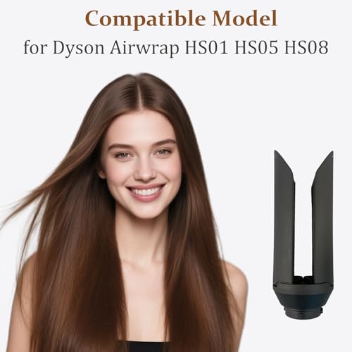 Accesorio Plancha para el Cabello para Dy-son Airwrap HS01/HS05/HS08, Accesorio Alisador con Apertura/Cierre Automático para Cabello Liso y Suave, Negro miniatura 2