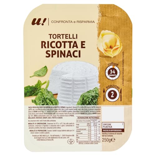 Tortelli Ricotta e Spinaci U! Confronta e Risparmia