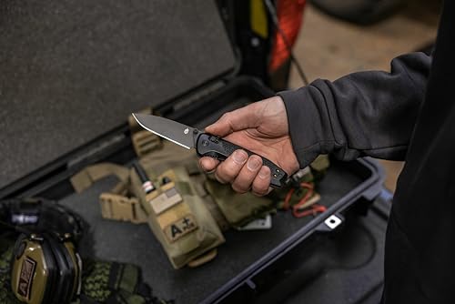 Gerber Gear Sedulo - Lightweight Folding Pocket Knife - Compact, Tactical EDC Gear for Camping & Outdoor - Ergonomic Utility Tool - Made in USA - Black - Image 8