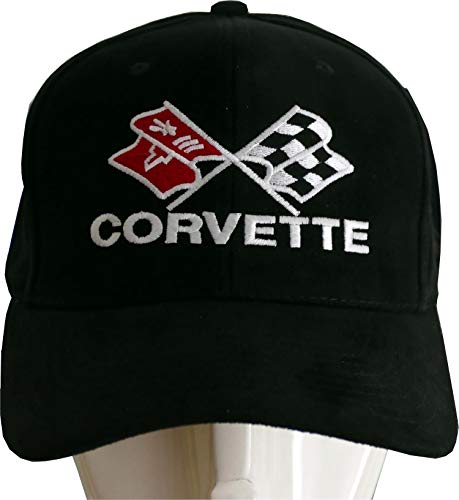 C3 Corvette Black Low Profile Cotton Brushed Twill Hat B&B Tee s -