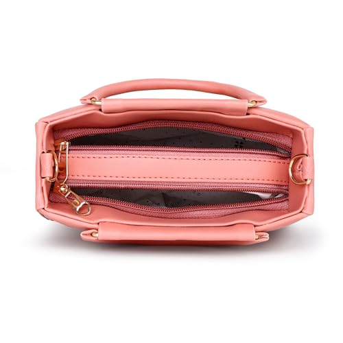 Image of LIKE STYLE Classy PU Sling Bag for Women | Structured Design, Zipper Closure & Stylish Metal Handle