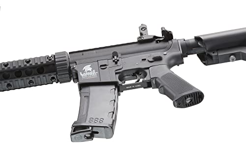 Lancer Tactical Gen 2 Airsoft Rifle Sd M4 Gen 2 Polymer- Electric Full/Semi-Auto Airsoft Aeg Rifle With 0.20G Bbs, Charger And Battery (Black High Fps Mid Mag) #TOP6
