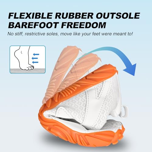 Image of ELETON Barefoot Shoes Women Men Footwear, Wide Toe Box Hiking Zero Drop Non-Slip Quick-Dry River Boat Pool Beach Water Shoes, Lightweight Swimming Running Walking Sneakers Unisex