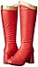 Ellie Shoes Women's 300 Super Boot, Red/Gold, 9 M US