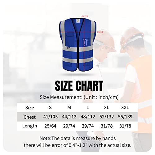 Custom Logo Design Mesh Safety Vests Reflective Strips Class 2 High Visibility With Pockets And Zipper For Men And Women #TOP6