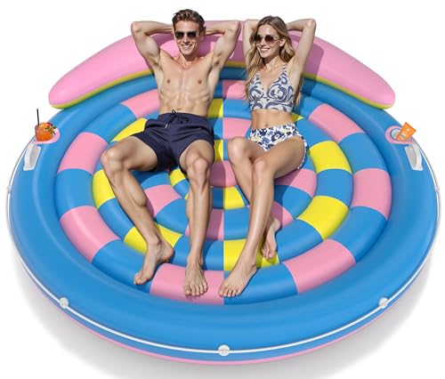 JOSEN Pool Floats Adult, Inflatable Tanning Pool - Extra Large
