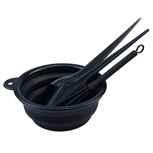 Koenweeni 4Pcs Hair Dye Kit Includes Hair Tinting Bowl Dyeing Brushes Sharp Tail Comb Mixer For Diy Hair Coloring Beauty Salon Tools Set #TOP1