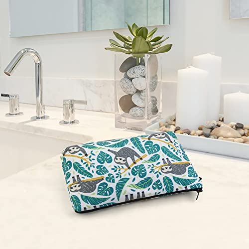 Magefy Small Makeup Bag Waterproof Cosmetic Bag Portable Travel Makeup Bags With Zipper Lightweight Makeup Pouch (1 Pack, 0172 Sloths) #TOP4