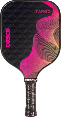 Image of COSCO Tango Pickle bat Pink - Lightweight, Durable, Pink Paddle for Enhanced Control and Power - Ideal for Beginners & Advanced Players