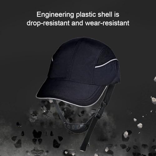 Gorra de seguridad ligera estilo béisbol y visera protectora cómoda Hrippy 6